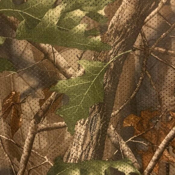 RedHead Mens Camouflage Short Sleeve Hunting Shirt Medium Polyester - Picture 2 of 16